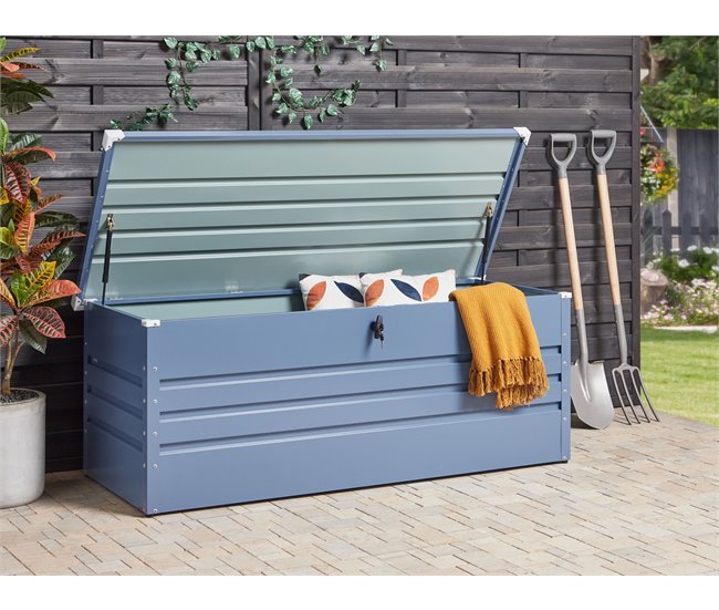 Conforama Caja De Almacenamiento Azul CEBROSA