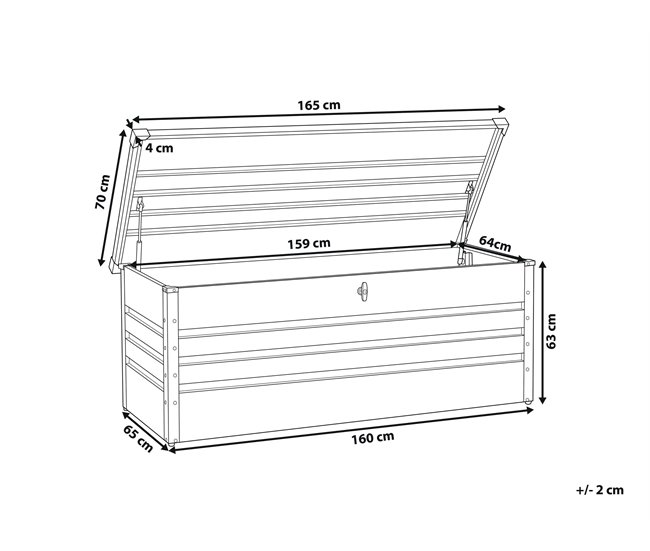 Conforama Caja De Almacenamiento Azul CEBROSA