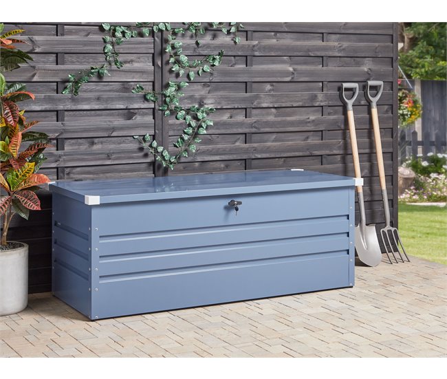 Conforama Caja De Almacenamiento Azul CEBROSA