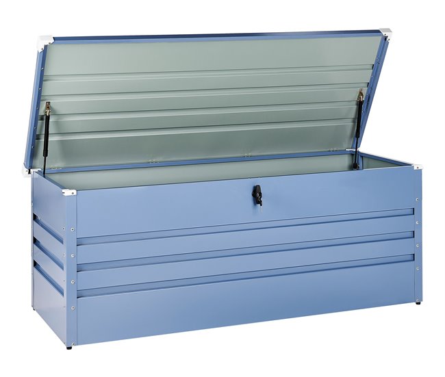 Conforama Caja de almacenamiento Azul CEBROSA