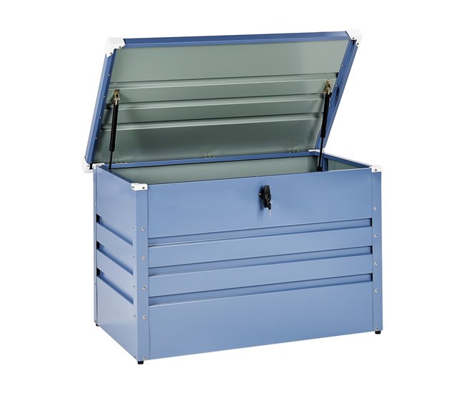 Conforama Caja de almacenamiento Azul CEBROSA