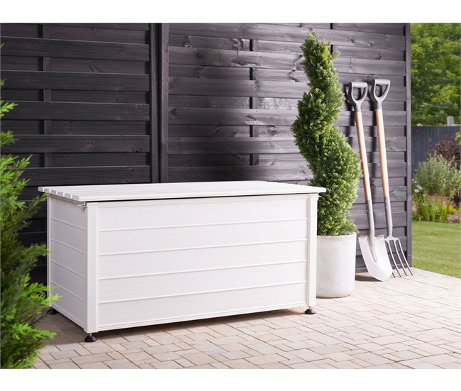 Conforama Caja De Almacenamiento Blanco CAMPALTO