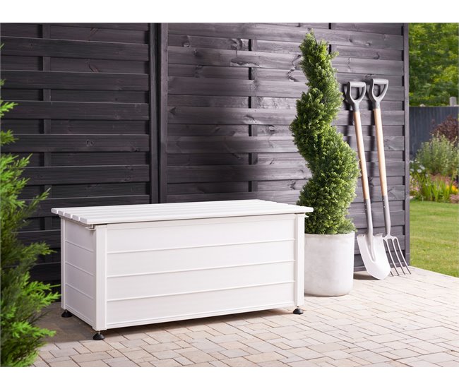 Conforama Caja De Almacenamiento Blanco CAMPALTO