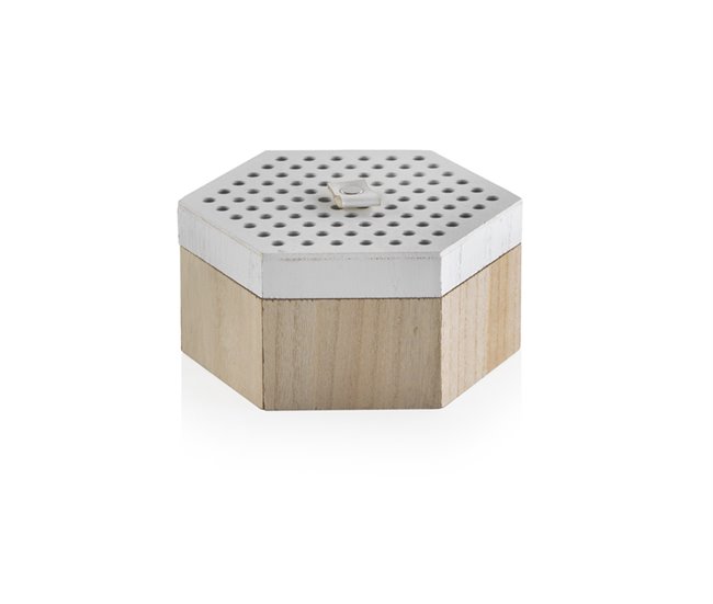 Conforama Caja decorativa de madera