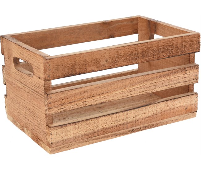 Conforama Caja FRUTA S madera de abeto natural