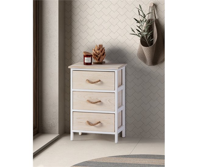Conforama Cajonera 3 Cajones ROMANCE Madera