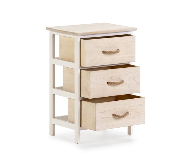 Conforama Cajonera 3 Cajones ROMANCE Madera