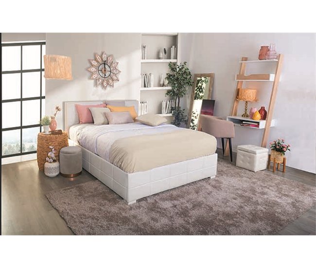Conforama Cama CUORE 135/140x190cm Color Blanco