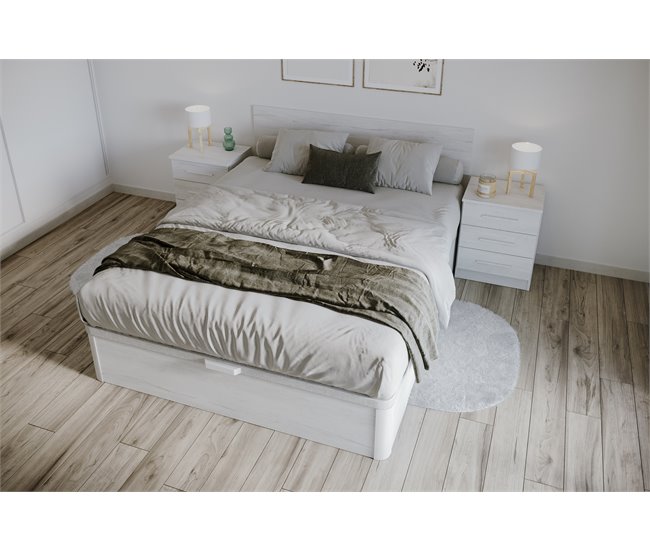 Conforama Canapé ARTIC BOX 135x190cm. Madera Ártico