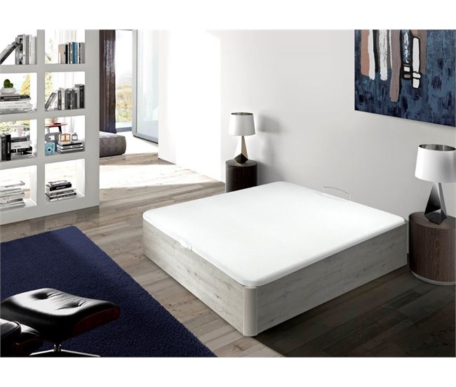 Conforama Canapé Madera WOOD SPACE Snow 135x190