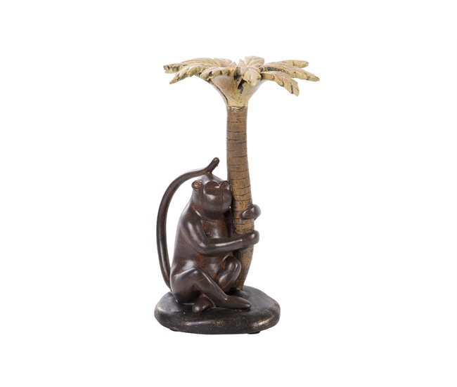 Conforama Candelabro Mono Resina 16x16x26 Cm
