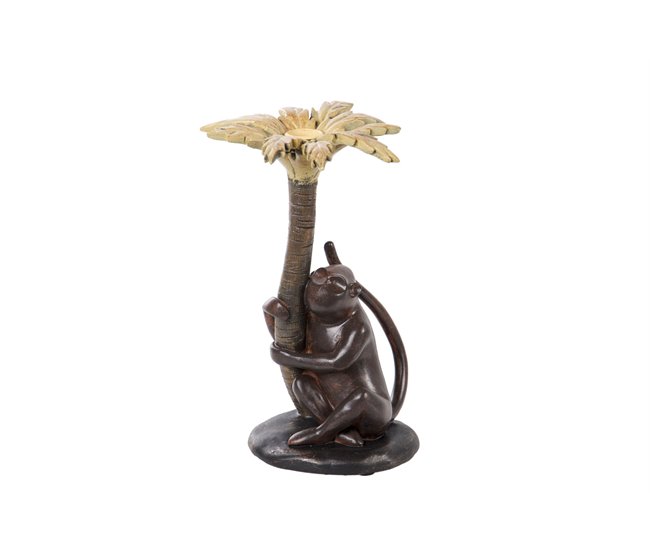 Conforama Candelabro Mono Resina 17x16x26 Cm