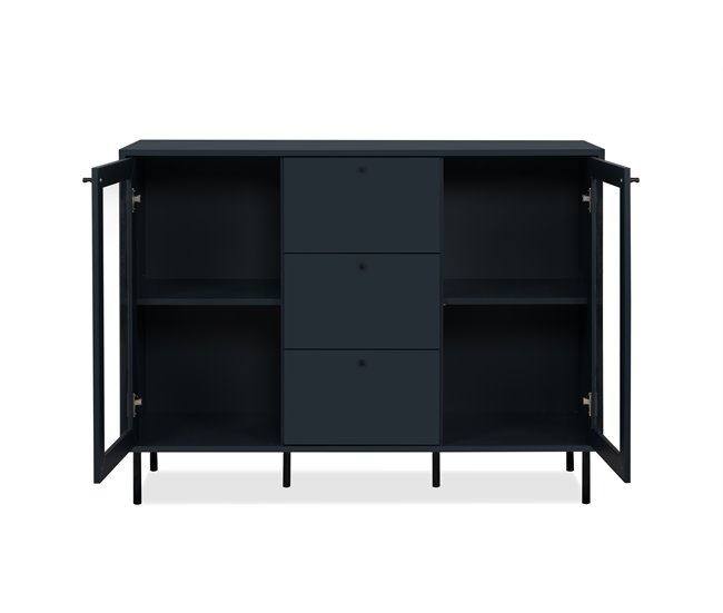 Conforama Caracas Aparador 2 Puertas Azul Marino