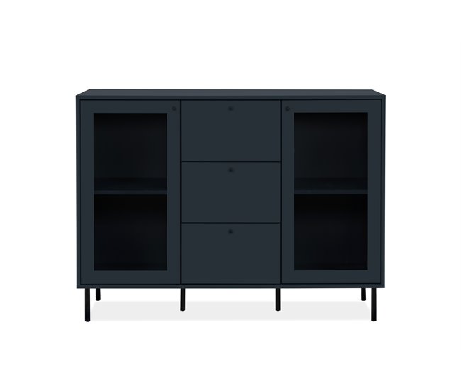 Conforama Caracas Aparador 2 puertas azul marino