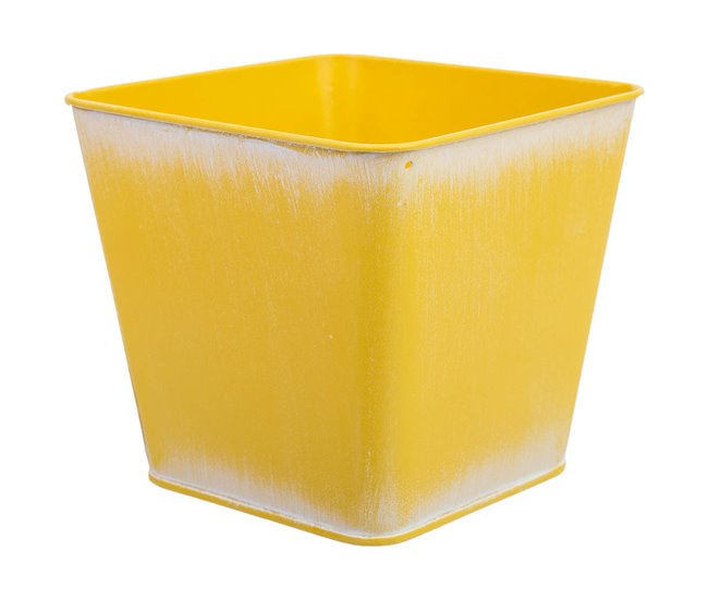 Conforama Cesto Metalico Amarillo 14 5x13x10 5