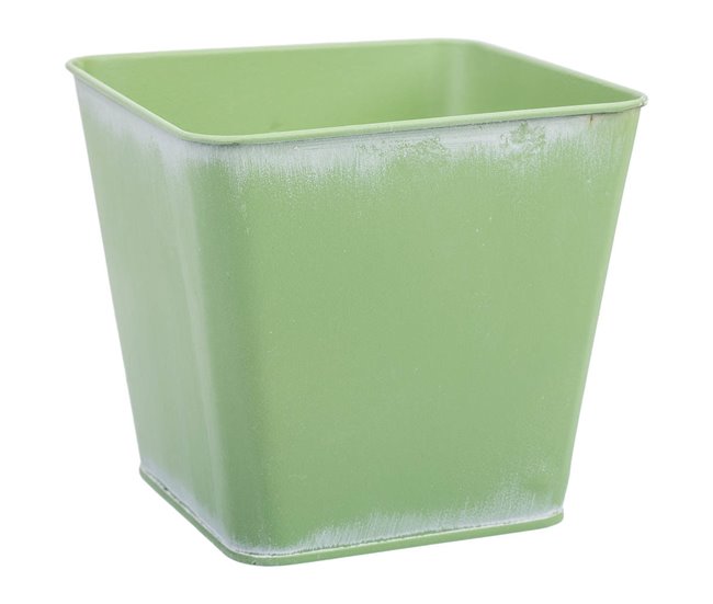 Conforama Cesto Metalico Verde 14 5x13x10 5
