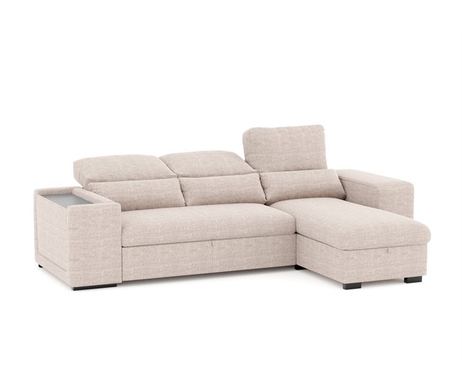 Conforama Chaise Longue Con Cama HOXTON Beige