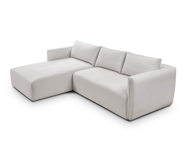 Conforama Chaise Longue Izquierda Beige BLOC