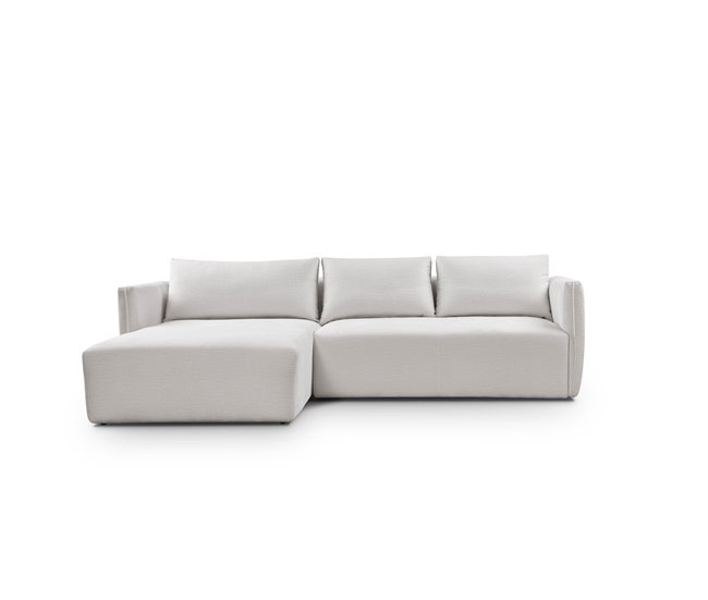 Conforama Chaise Longue Izquierda Beige BLOC