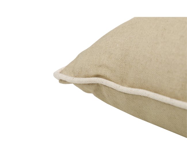 Conforama Cojin Lino Beige 45x30 Cm