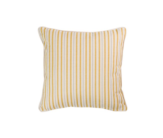 Conforama Cojin Lino Flores Rayas 45x45 Cm