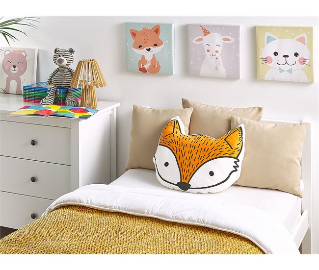 Conforama Cojín Naranja 50 X 40 Cm VADODARA