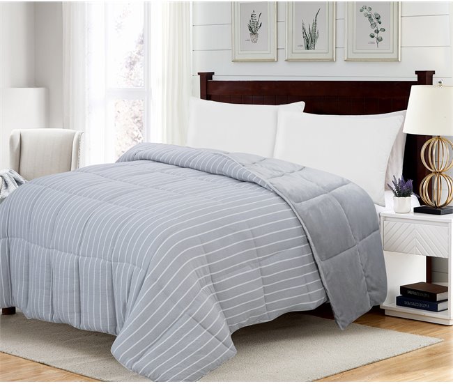 Conforama Colcha OSLO cama 90cm color gris