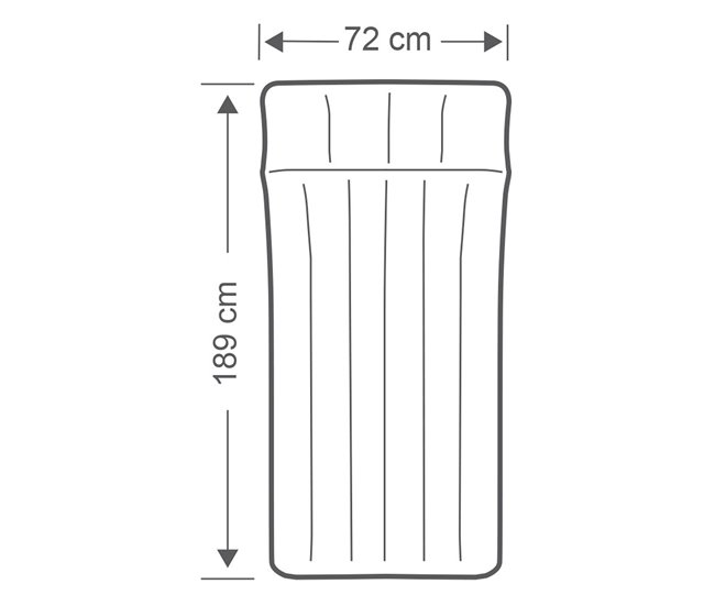 Conforama Colchón Hinchable 72x189x20 Cm
