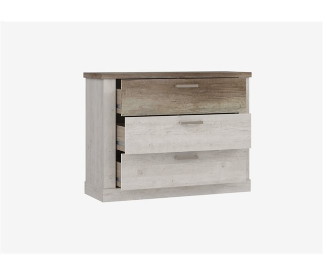 Conforama Cómoda 3 Cajones Dobles VERONA