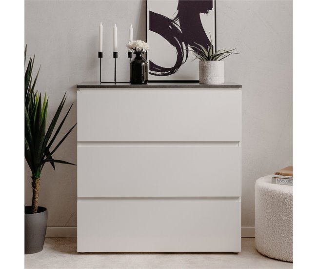 Conforama Cómoda 3 Cajones L88 5 Cm - BREST