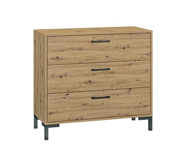 Conforama Cómoda 3 cajones Liora Madera