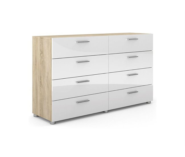 Conforama Cómoda Doble De 8 Cajones KATY