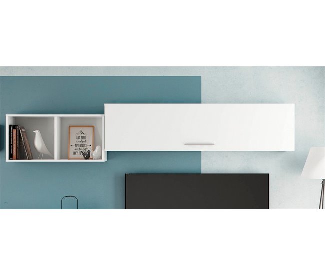 Conforama Compacto TV ASPEN Blanco 260cm