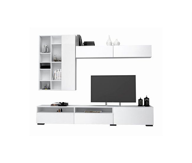 Conforama Compacto TV White Color Blanco 270 Cm