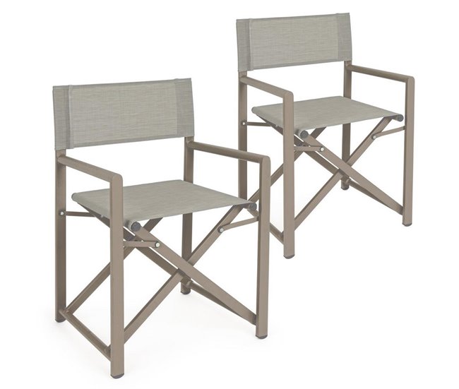 Conforama Conjunto de 2 sillas Gilda plegables