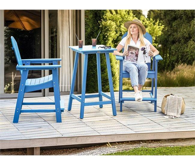 Conforama Conjunto De Balcón Azul ADIRONDACK