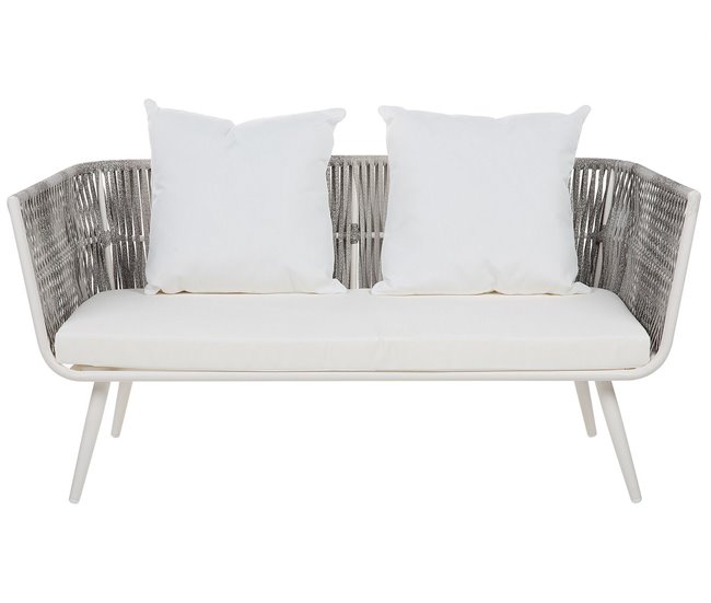 Conforama Conjunto De Jardín En Ratán Beige RAGUSA