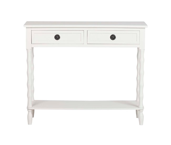 Conforama Consola Madera Beige 90x75x30 Cm