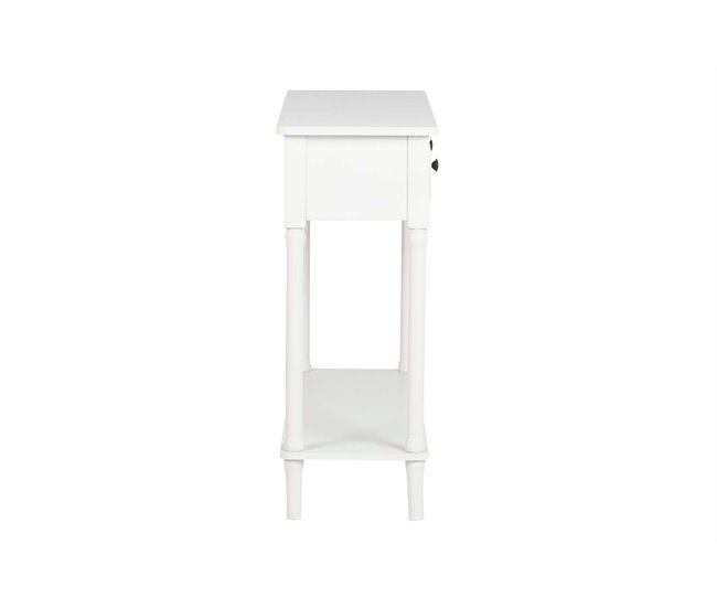 Conforama Consola Madera Blanco 90x75x30 Cm