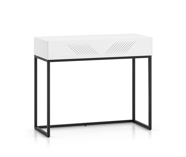 Conforama Consola Tocador 1 cajón Aura Blanco