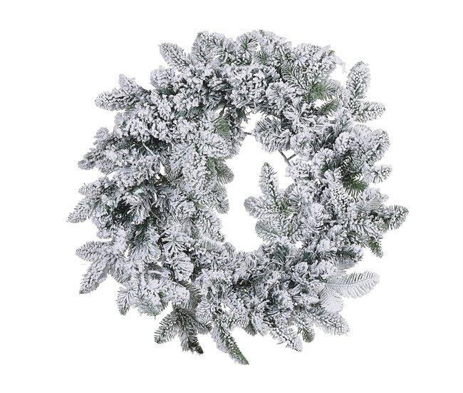 Conforama Corona LED Efecto Nieve ⌀ 70 Cm SUNDO