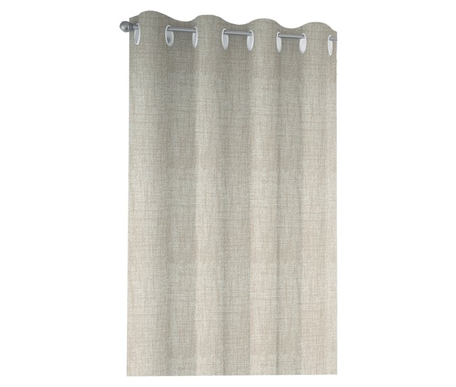 Conforama cortina LONETA 140x260cm color crudo