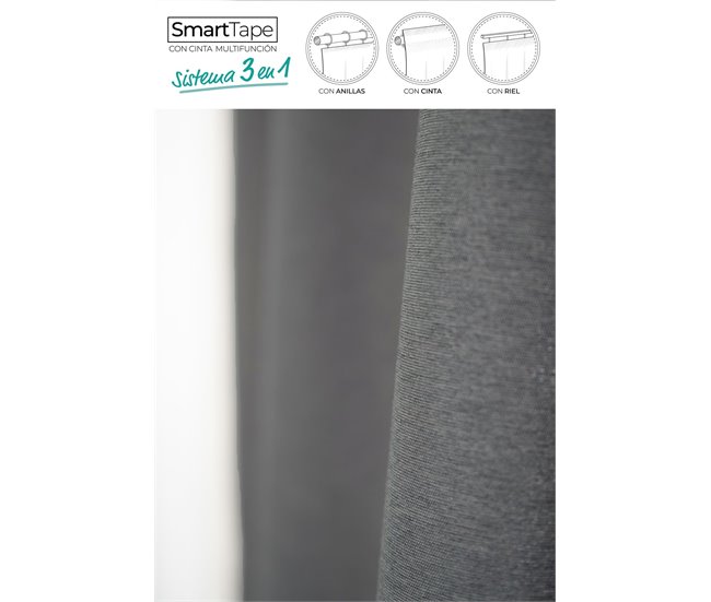 Conforama Cortina Lotus Lotus - Gris - 140x260