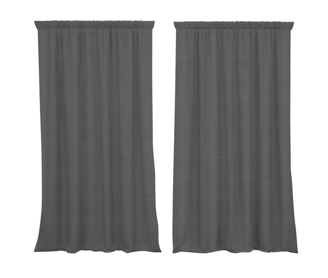 Conforama Cortina Lotus Lotus - Gris - 140x260