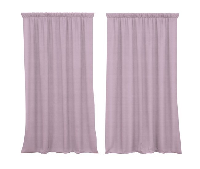 Conforama Cortina Lotus Lotus - Rosa - 140x260