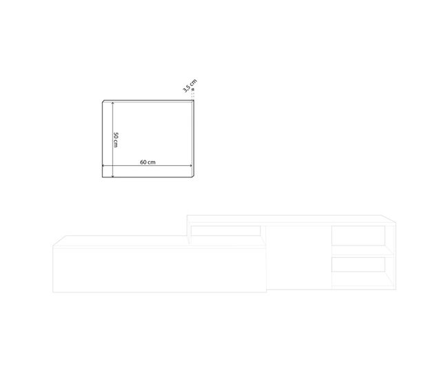 Conforama Cuadro Artesanal Glam 60x50 Abajo Cm