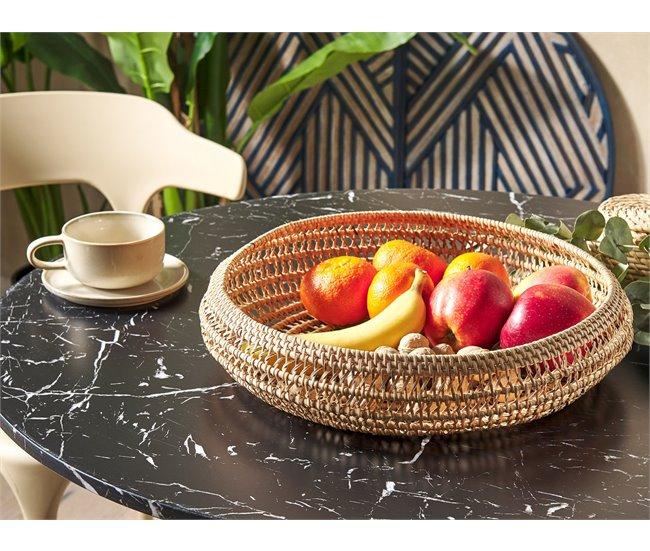 Conforama Cuenco De Ratán Natural ⌀ 36 Cm INDRAGIRI