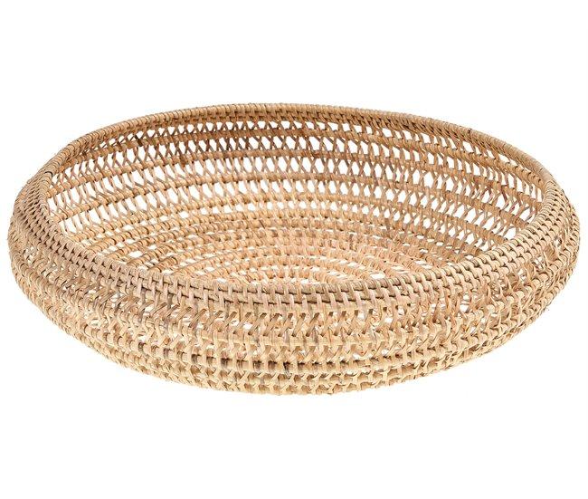 Conforama Cuenco de ratán natural ⌀ 36 cm INDRAGIRI