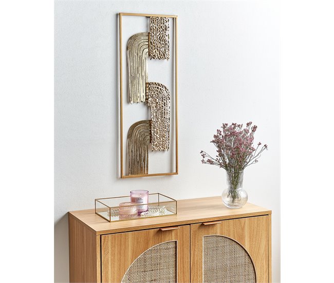 Conforama Decoración De Pared Color Oro THALLIUM