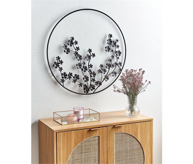 Conforama Decoración De Pared Negra STRONTIUM